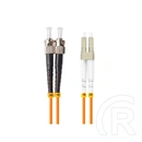 Lanberg optikai patch kábel (15 m, ST/UPC-LC/UPC, duplex, OM2 50/125, LSZH, 3 mm, narancssárga)