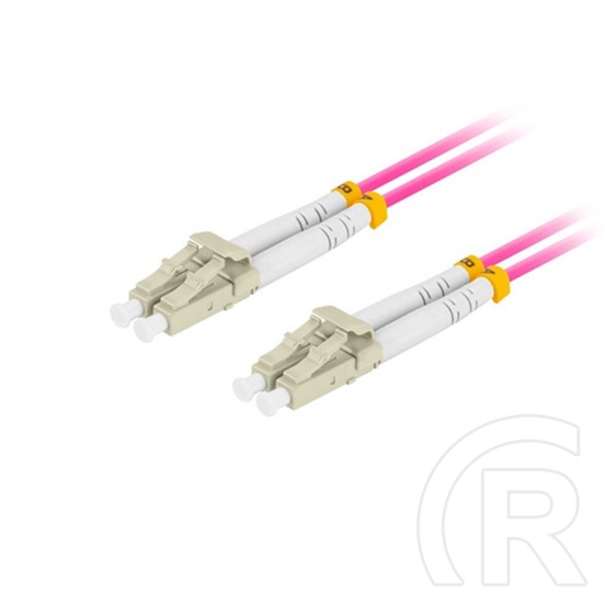 Lanberg optikai patch kábel, LC/UPC-LC/UPC duplex OM4 50/125, 50 cm