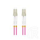 Lanberg optikai patch kábel, LC/UPC-LC/UPC duplex OM4 50/125, 50 cm