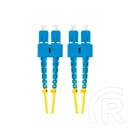 Lanberg optikai patch kábel SC/UPC-SC/UPC (10 m, SM G657A1, duplex, 3,0 mm, LSZH, sárga)