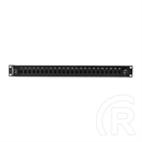 Lanberg optikai patch panel (19", 1U, 24 port, SC simplex/LC duplex, fekete)