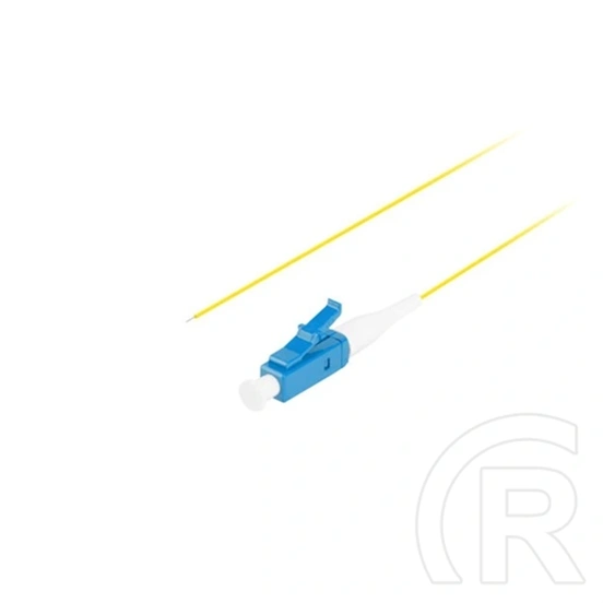 Lanberg optikai pigtail (LC/UPC, SM 9/125 G657A1, 2 m, LSZH, Easy Strip, sárga)
