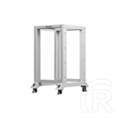 Lanberg rack keret (19", 18U, 600x800 mm, nyitott, szürke)