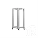 Lanberg rack keret (19", 27U, 600x800, nyitott, szürke)