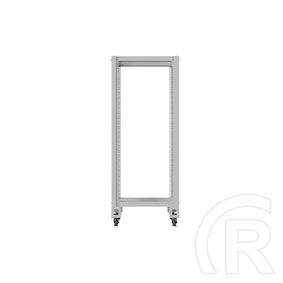 Lanberg rack keret (19", 27U, 600x800, nyitott, szürke)