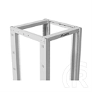 Lanberg rack keret (19", 27U, 600x800, nyitott, szürke)