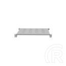 Lanberg rack tálca (19", 1U, fix, 500mm mély, 25kg, szürke)