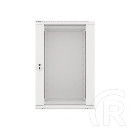 Lanberg rackszekrény (19", 18U, fali, 600x600 mm, lapraszerelt, szürke)