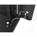 Lanberg rackszekrény (19", 22U, 600x600 mm, 529,5 mm mély, lapraszerelt, edzett üveg ajtó, fekete)