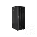 Lanberg rackszekrény (19", 32U, 600x800 mm, 720mm mély, lapraszerelt, fekete)