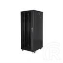 Lanberg rackszekrény (19", 32U, 600x800 mm, 720mm mély, lapraszerelt, fekete)