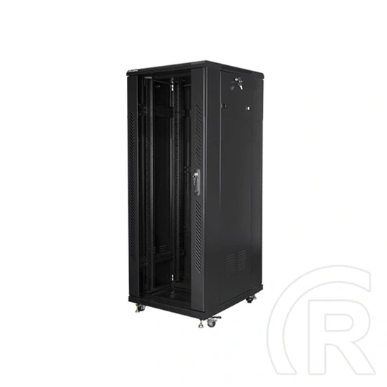 Lanberg rackszekrény (19", 32U, 600x800 mm, 720mm mély, lapraszerelt, fekete)