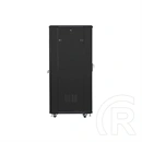 Lanberg rackszekrény (19", 32U, 600x800 mm, 720mm mély, lapraszerelt, fekete)