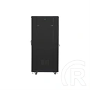 Lanberg rackszekrény (19", 32U, 600x800 mm, 720mm mély, lapraszerelt, fekete)