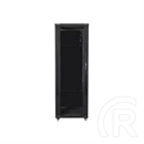 Lanberg rackszekrény (19", 37U, 600x600, lapraszerelt, 520mm mély, szabadon álló, fekete)