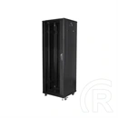 Lanberg rackszekrény (19", 37U, 600x600, lapraszerelt, 520mm mély, szabadon álló, fekete)