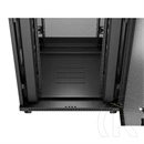Lanberg rackszekrény (19", 37U, 800x800 mm, szabadon álló, perforált ajtó, lapraszerelt, LCD kijelző, fekete)