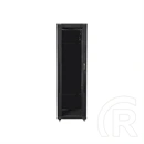 Lanberg rackszekrény (19", 42U, 600x600, lapraszerelt, 520mm mély, fekete)