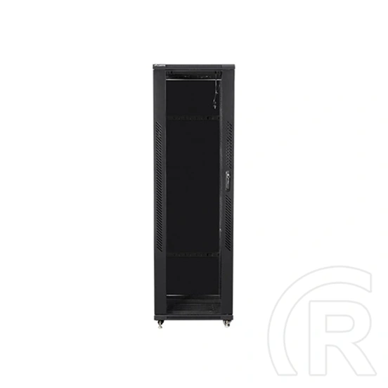 Lanberg rackszekrény (19", 42U, 600x600, lapraszerelt, 520mm mély, fekete)
