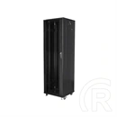 Lanberg rackszekrény (19", 42U, 600x600, lapraszerelt, 520mm mély, fekete)