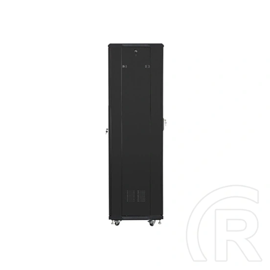 Lanberg rackszekrény (19", 42U, 600x600, lapraszerelt, 520mm mély, fekete)