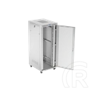 Lanberg rackszekrény (19", 42U, 800x1000, perforált ajtó, lapraszerelt, LCD, szürke)