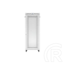 Lanberg rackszekrény (19", 42U, 800x1000, perforált ajtó, lapraszerelt, LCD, szürke)