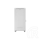 Lanberg rackszekrény (19", 42U, 800x1000, perforált ajtó, lapraszerelt, LCD, szürke)