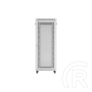 Lanberg rackszekrény (19", 42U, 800x1000, perforált ajtó, lapraszerelt, LCD, szürke)