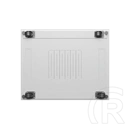 Lanberg rackszekrény (19", 42U, 800x1000, perforált ajtó, lapraszerelt, LCD, szürke)