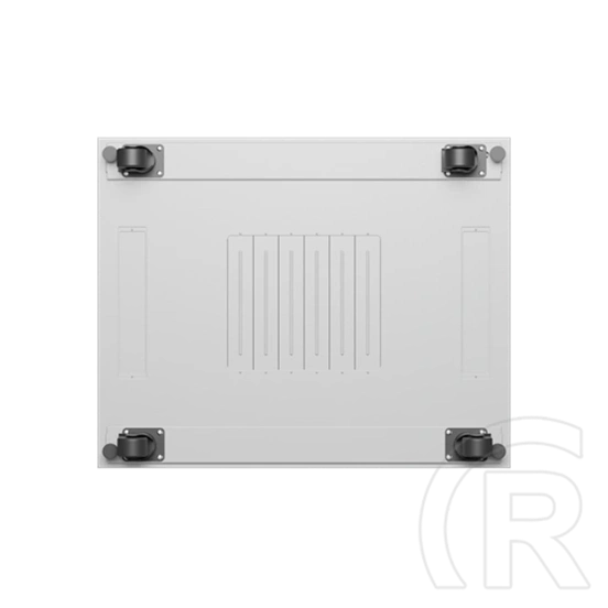 Lanberg rackszekrény (19", 42U, 800x1000, perforált ajtó, lapraszerelt, LCD, szürke)