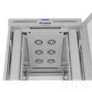 Lanberg rackszekrény (19", 42U, 800x1000, perforált ajtó, lapraszerelt, LCD, szürke)
