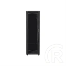 Lanberg rackszekrény (19", 42U, szabadon álló, 600x1000 mm, lapraszerelt, 920 mm mély, fekete)