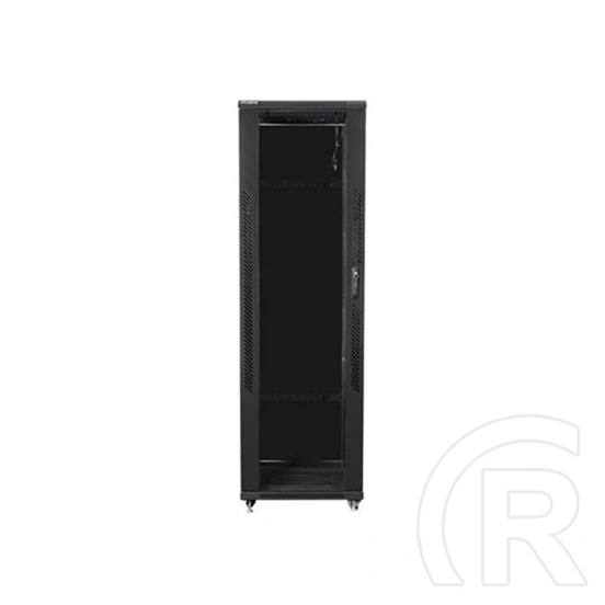 Lanberg rackszekrény (19", 42U, szabadon álló, 600x1000 mm, lapraszerelt, 920 mm mély, fekete)
