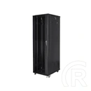 Lanberg rackszekrény (19", 42U, szabadon álló, 600x1000 mm, lapraszerelt, 920 mm mély, fekete)