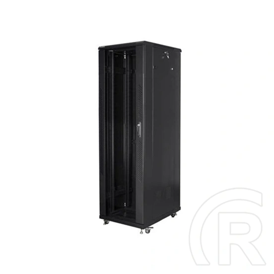 Lanberg rackszekrény (19", 42U, szabadon álló, 600x1000 mm, lapraszerelt, 920 mm mély, fekete)