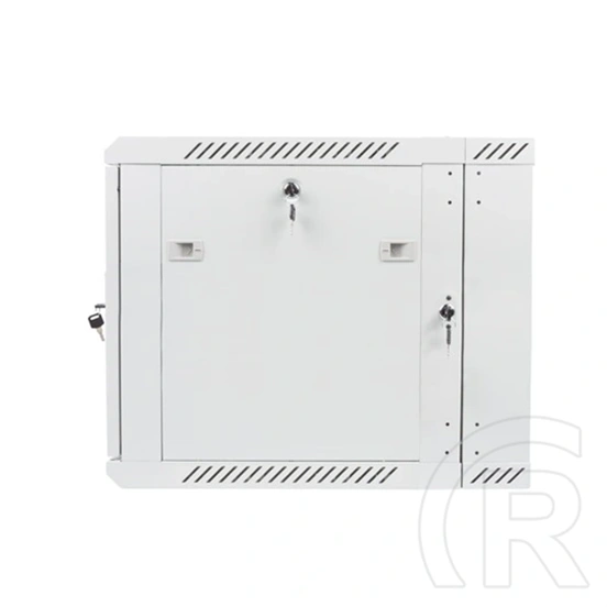 Lanberg rackszekrény (19", 9U, kétrészes, fali, 600x600, lapraszerelt, 440 mm mély, szürke)