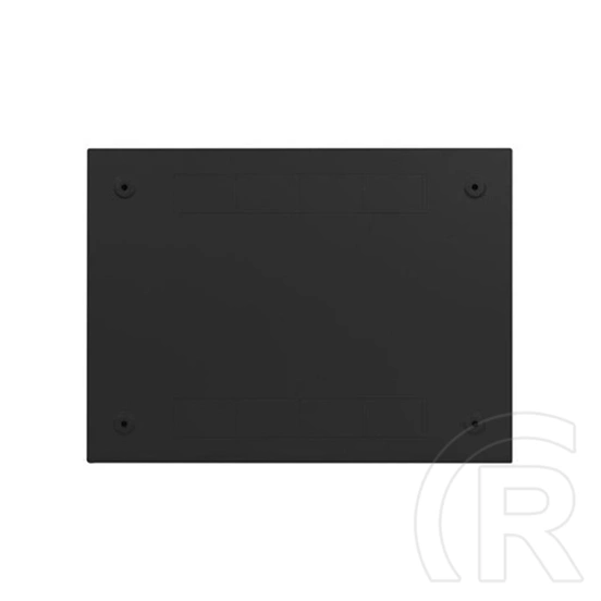 Lanberg rackszekrény (19", fali, 4U+3U, 540x200 mm, munkamélység 143 mm, alacsony profil, összeszerelt, fekete)