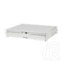 Lanberg rackszekrény fiók (19", 2U, 483x360 mm, 90 kg, 4-pontos, szürke)