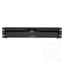 Lanberg rackszekrény fiók (19", 2U, 483x360mm, 90kg, 4-pontos szerelés, fekete)