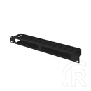 Lanberg rackszekrény kábelrendező (19", 1U, levehető fedél, átvezető nyílás, 70mm mély, fekete)
