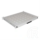 Lanberg rackszekrény kihúzható polc (19", 1U, 350mm mély, max. 35 kg, szürke)