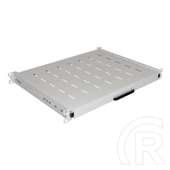 Lanberg rackszekrény kihúzható polc (19", 1U, 350mm mély, max. 35 kg, szürke)