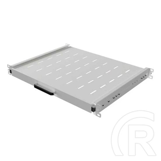 Lanberg rackszekrény kihúzható polc (19", 1U, 350mm mély, max. 35 kg, szürke)
