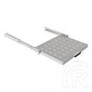 Lanberg rackszekrény kihúzható polc (19", 1U, 350mm mély, max. 35 kg, szürke)