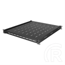 Lanberg rackszekrény kihúzható polc (19", 1U, 500mm mély, max. 35kg, fekete)