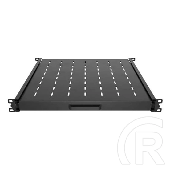 Lanberg rackszekrény kihúzható polc (19", 1U, 500mm mély, max. 35kg, fekete)
