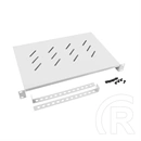 Lanberg rackszekrény polc (19", 1U, fix, 300mm mély, 25 kg, szürke)