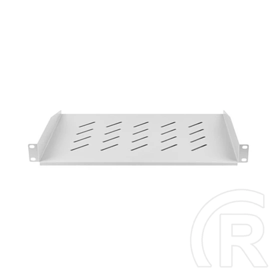 Lanberg rackszekrény polc (19", 1U, fix, 315mm mély, szürke)