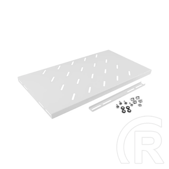 Lanberg rackszekrény polc (19", 1U, fix, 486x270mm, 120kg, szürke)